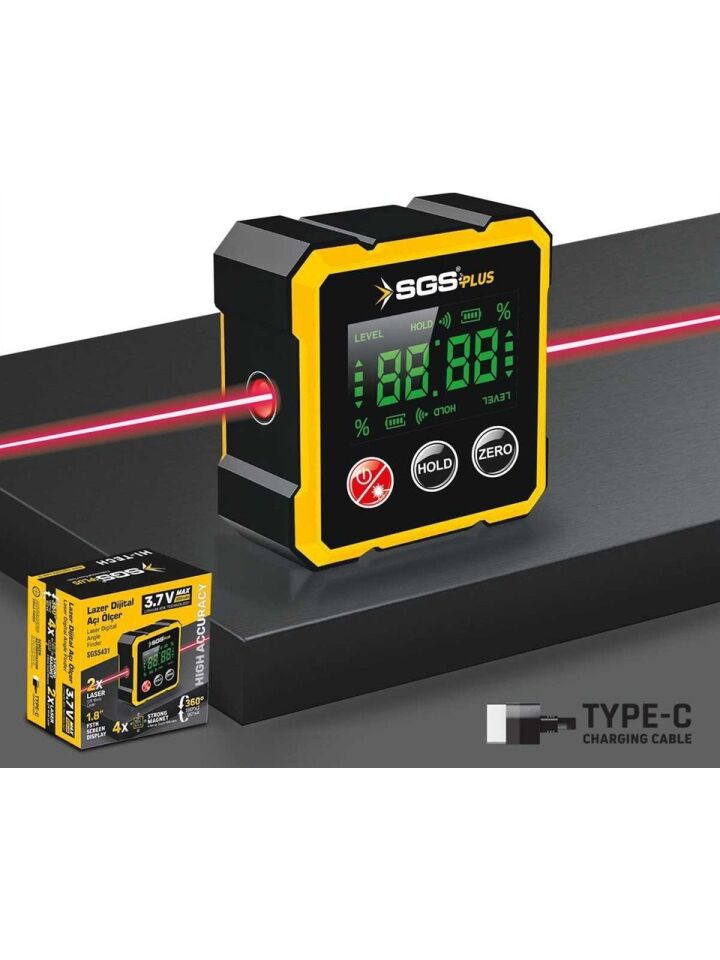 SGS 5431 Mıknatıslı Dijital Açı Ölçer