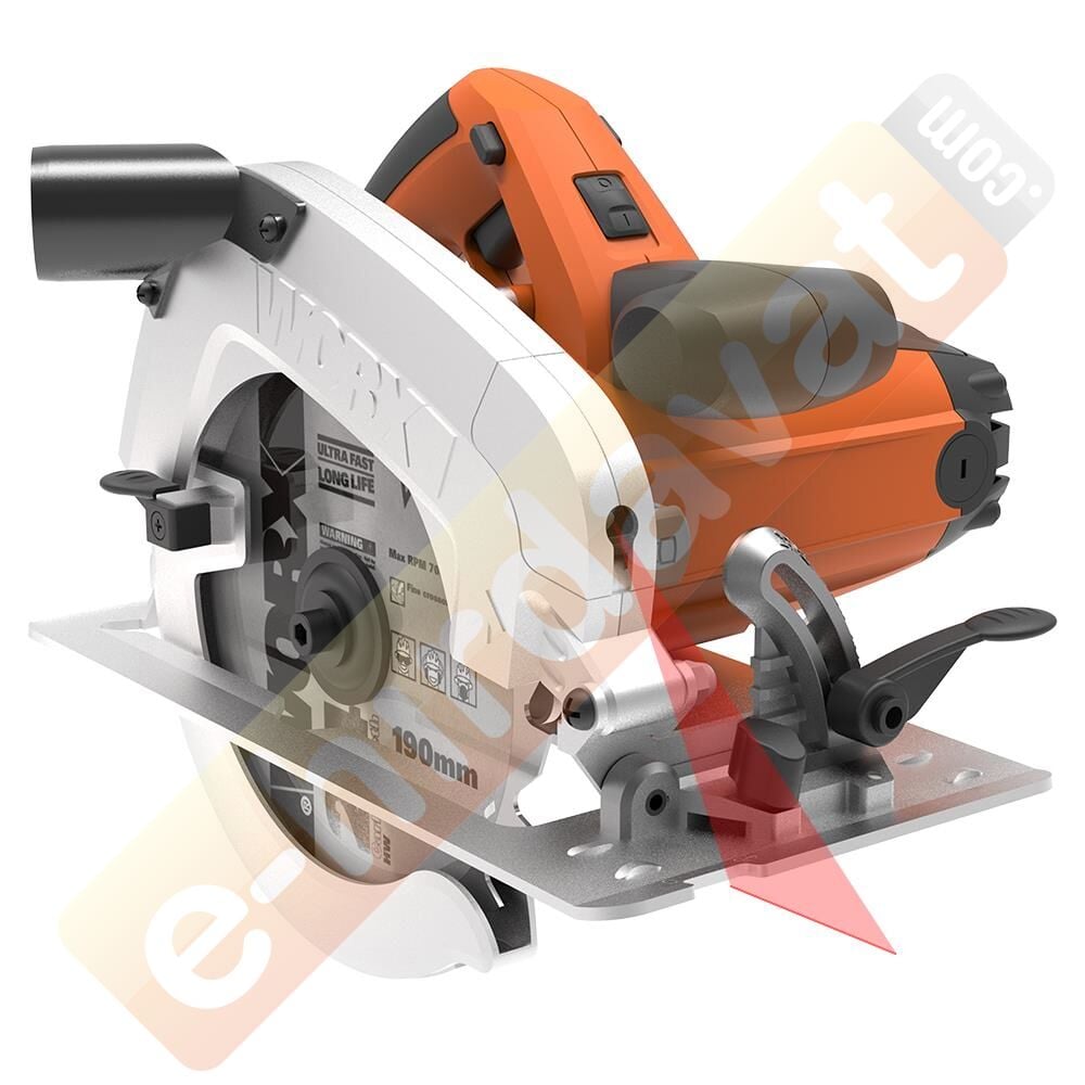 WORX WX445 1600Watt 190mm Profesyonel Lazerli Daire Testere