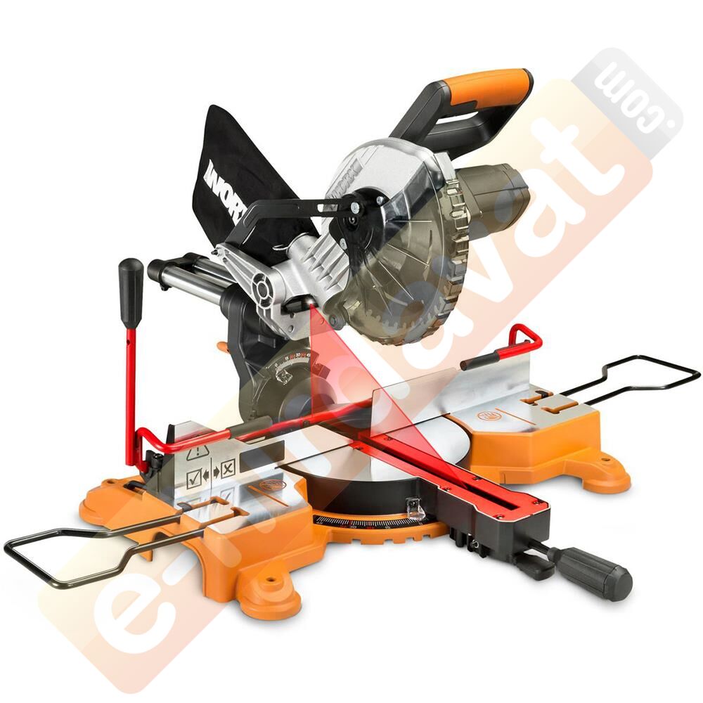 WORX WX845.9 20Volt 216MM Profesyonel Kızaklı Gönye Kesme (Akü Dahil Değildir)