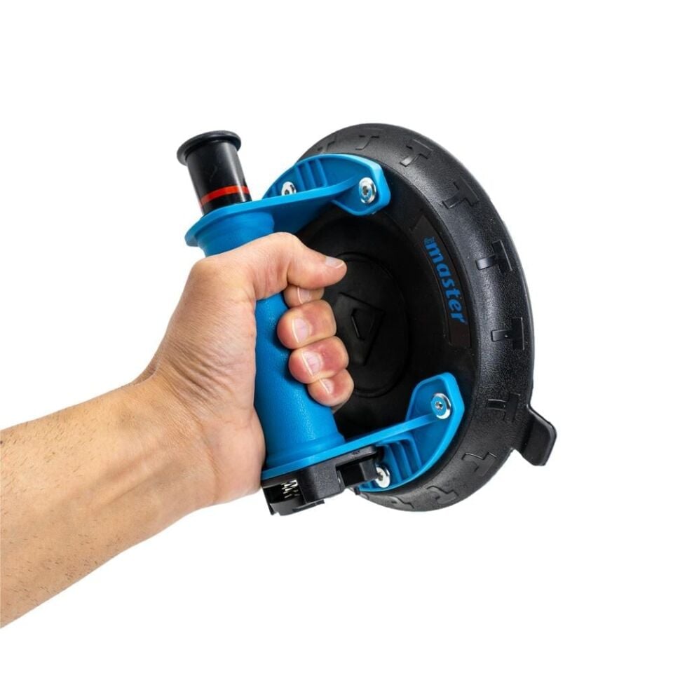 FIRST MASTER  Hava Pompalı Taşıma Vantuzu Basınç Saatli  150 Kg (507621)