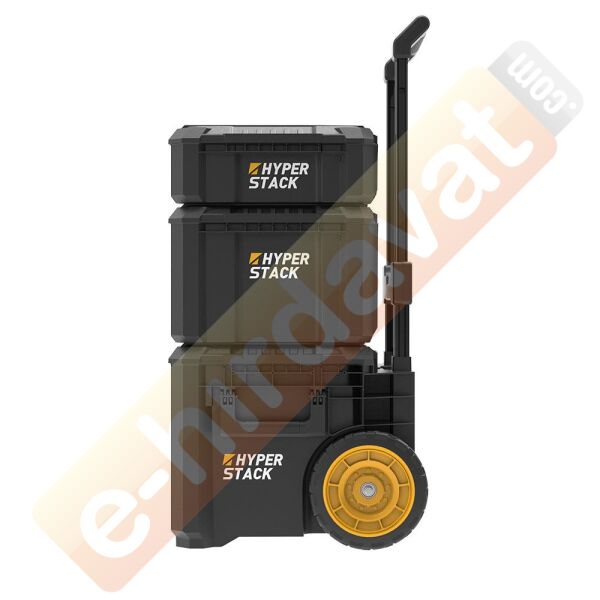 CAT DA41005 HYPER STACK Ağır Hizmet Tipi 3’Lü Tekerlekli Kilitli Takım Çantası Seti