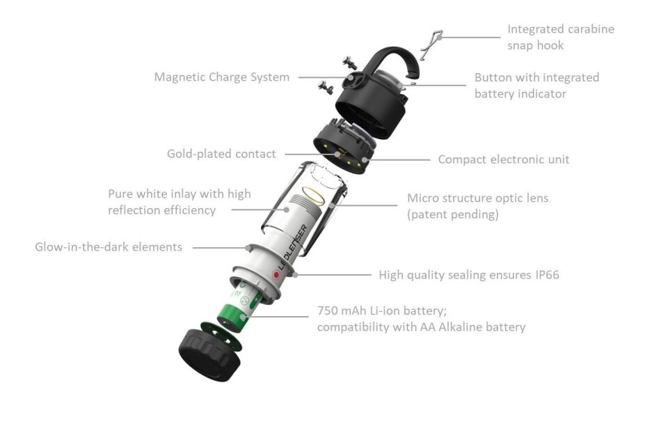 LEDLENSER ML4 Şarjlı Kamp Feneri (502053)
