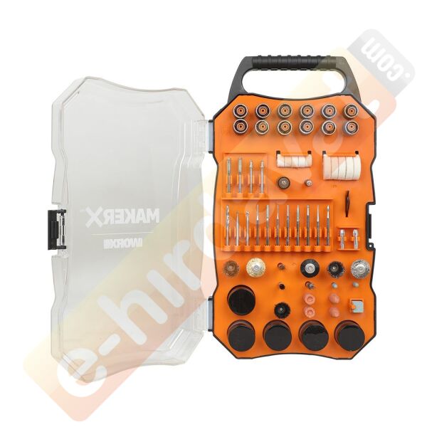 WORX WA7208 201 Parça Universal Gravür Hobi Aksesuar Seti