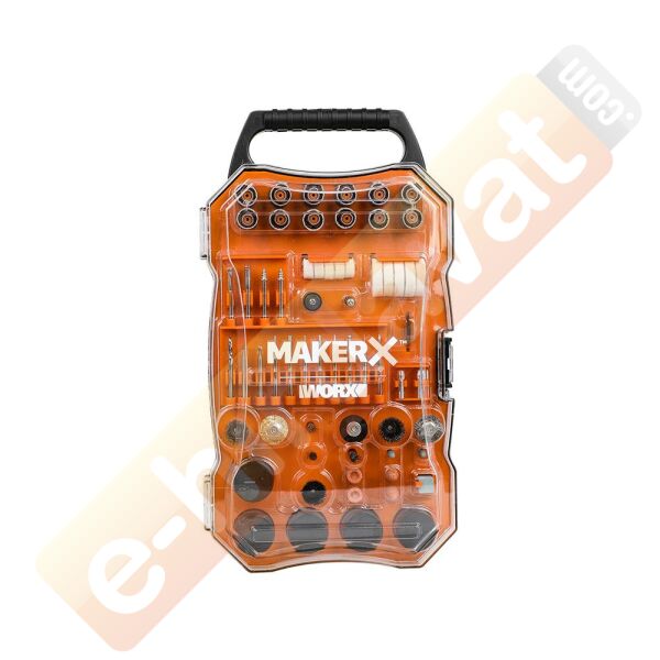 WORX WA7208 201 Parça Universal Gravür Hobi Aksesuar Seti