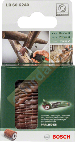 Bosch PRR 250 ES Yaprak Rulo Zımpara Aksesuarı