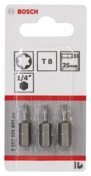 Bosch ExtraHard T8*25 mm 3'lü