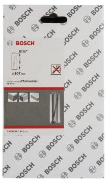 Bosch Aksesuarlar Bosch - Standard Seri G 1/2'' Girişli Kuru Karot Ucu 107*150 mm