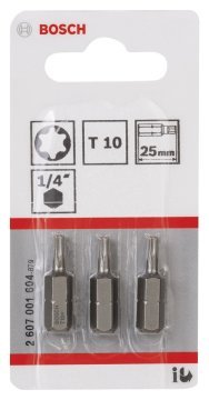 Bosch ExtraHard T10*25 mm 3'lü