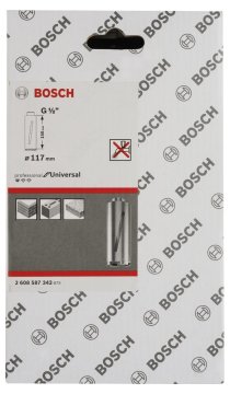 Bosch Kuru Karot Uç 117*150 mm 1/2'' Prof.for