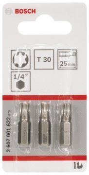 Bosch ExtraHard T30*25 mm 3'lü