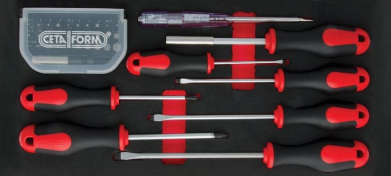 Ceta Form F99-E3901 39 Parça C-Plus Düz/PH Tornavida Ve Bits Seti