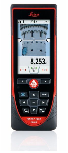 LEICA DISTO D810 Touch Dokunmatik Ekranlı, Bluetooth ve Kameralı Lazer Metre (250 metre)