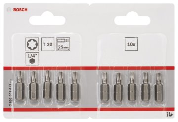 Bosch ExtraHard T20*25 mm 10'lu