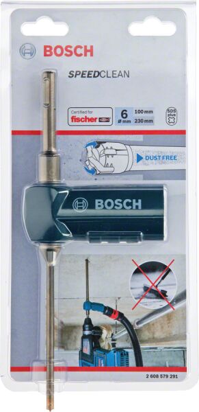Bosch Aksesuarlar Bosch - SDS-Plus-9 Speed Clean Serisi Toz Atma Kanallı Kırıcı Delici Matkap Ucu 6*230 mm