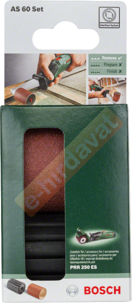 Bosch PRR 250 ES Rulo Zımpara Aksesuar Seti