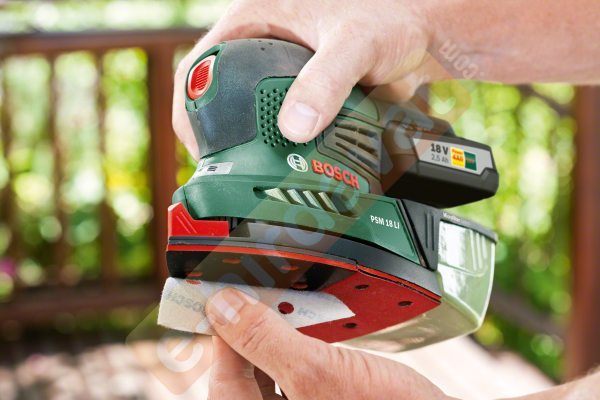 Bosch PSM 18 LI Lityum İyon Akülü Çok Amaçlı Zımpara