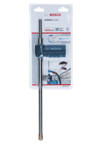 Bosch Aksesuarlar Bosch - SDS-Plus-9 Speed Clean Serisi Toz Atma Kanallı Kırıcı Delici Matkap Ucu 18*450 mm