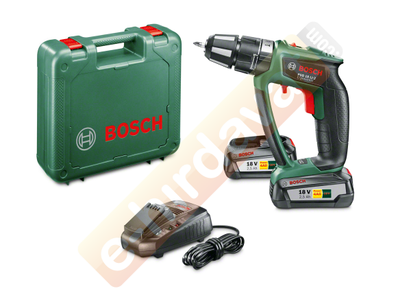 Bosch PSB 18 LI -2 Lityum İyon Akülü Darbeli Delme/Vidalama Makinesi