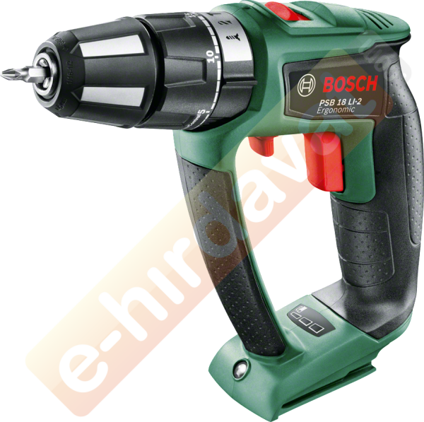 Bosch PSB 18 LI-2 ERGO Akülü Darbeli Delme Vidalama Makinesi (Solo)