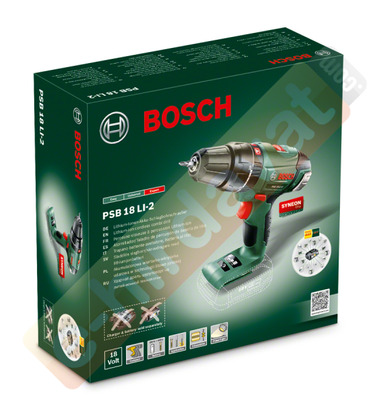 Bosch PSB 18 LI-2 Akülü Darbeli Delme/Vidalama Makinesi (Baretool)