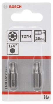Bosch ExtraHard Security-Torx® T27H*25 mm 2li