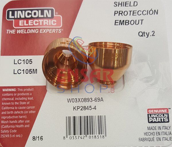 LINCOLN W3X0893-69A Shield Cup Gouging Oluk Açma Xlarge (KP 2845-4)