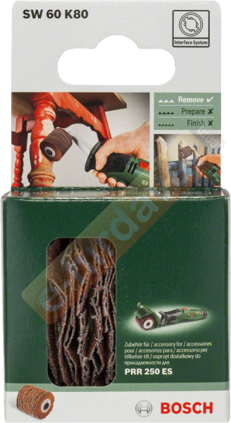 Bosch PRR 250 ES Esnek Rulo Zımpara Aksesuarı