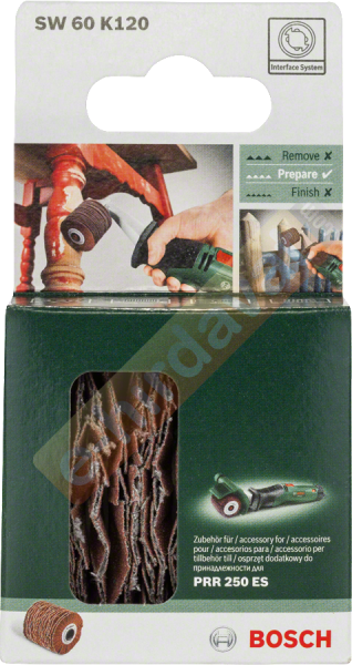 Bosch PRR 250 ES Esnek Rulo Zımpara Aksesuarı