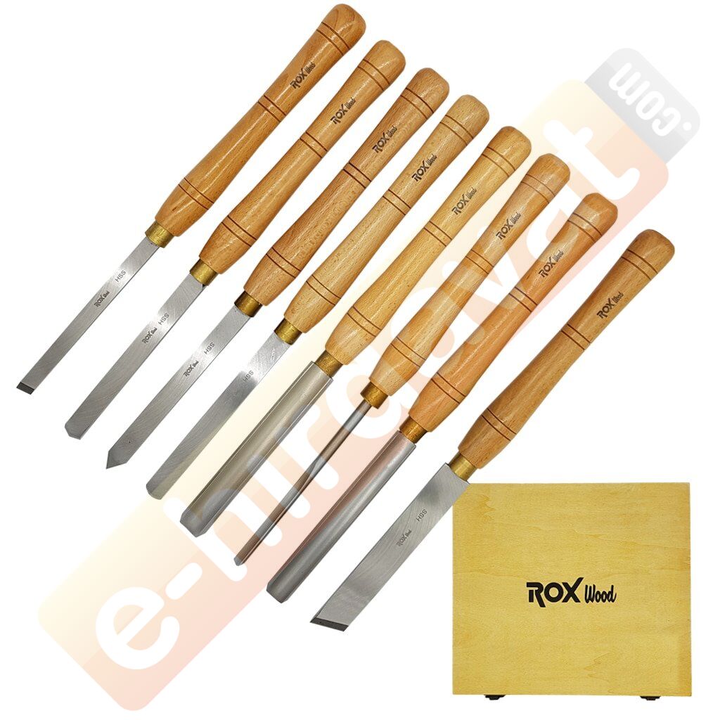 ROX Wood Ahşap Torna Bıçak Seti 8 Parça (15399105)