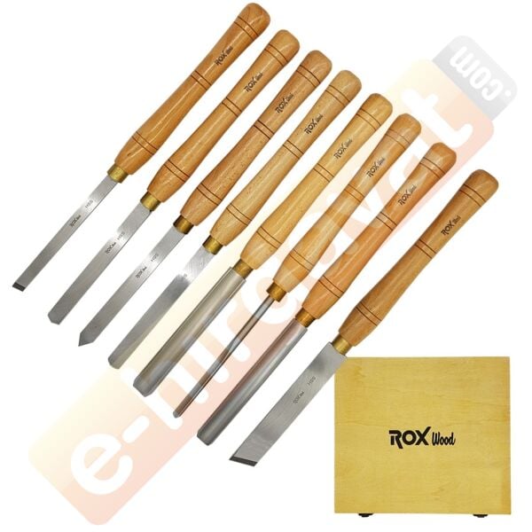 ROX Wood Ahşap Torna Bıçak Seti 8 Parça (15399105)