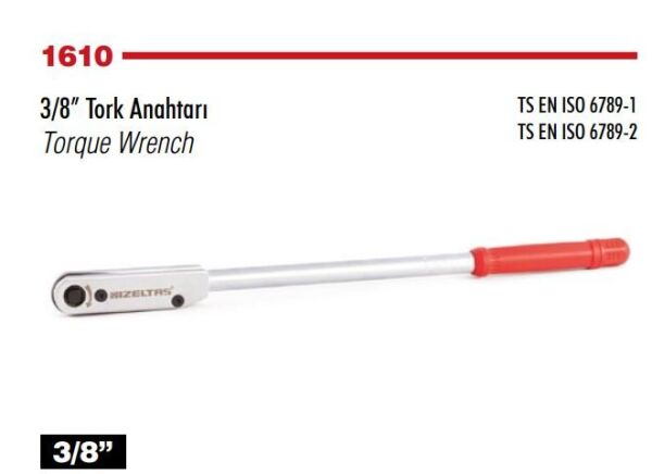 İZELTAŞ Tork Anahtarı 7-33 NM - 0,5-3,4 Kg  3/8 (1610 06 0300)