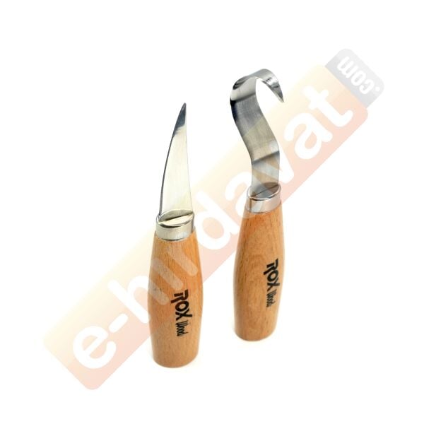 ROX Wood 2 Parça Kaşık Oyma Seti (153ROX184505)