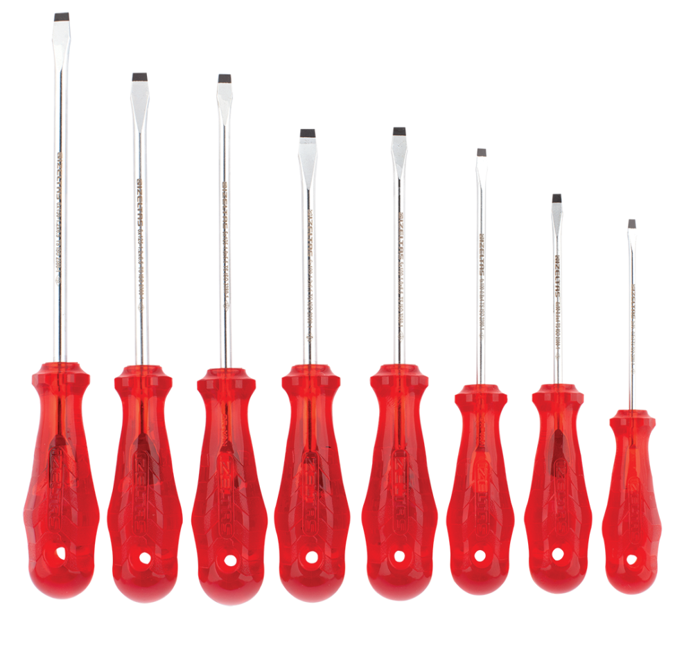 İZELTAŞ 8 Parça Düz Kraft Tornavida Takımı (4100 00 8108)