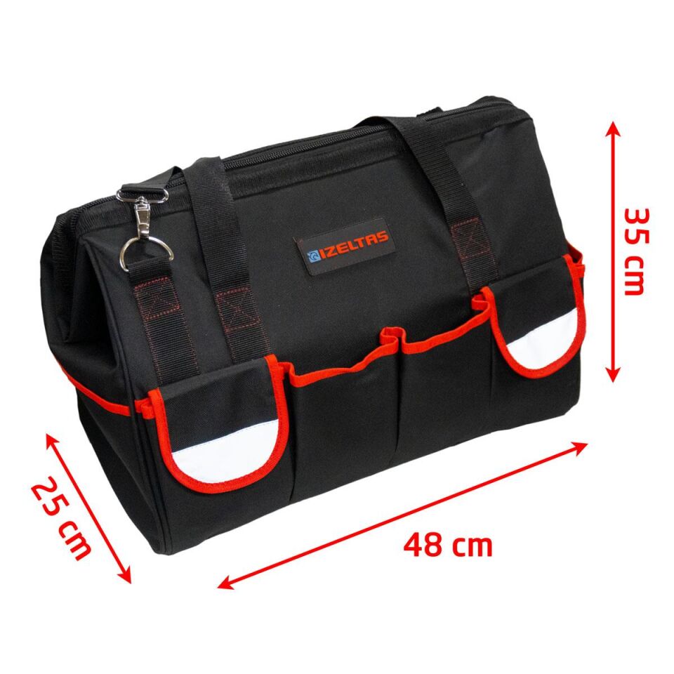 İZELTAŞ Büyük Boy Fermuarlı Bez Alet Çantası (14000004133)