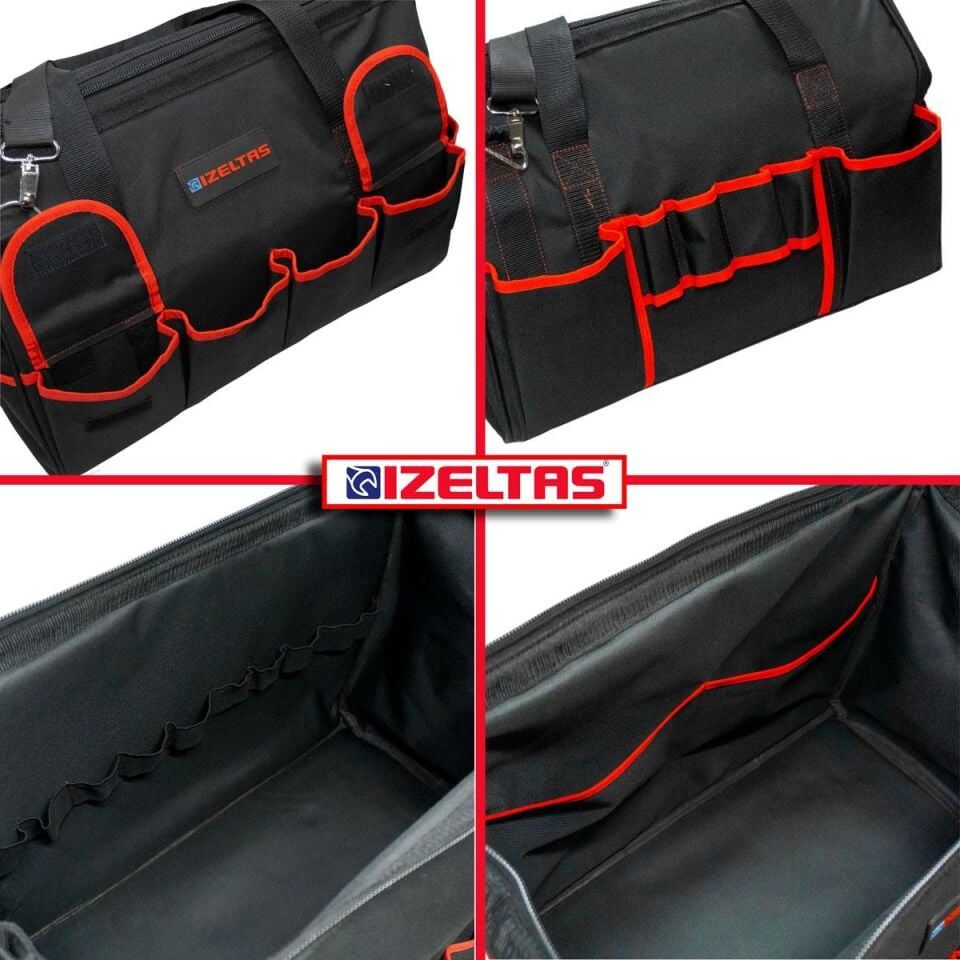 İZELTAŞ Büyük Boy Fermuarlı Bez Alet Çantası (14000004133)