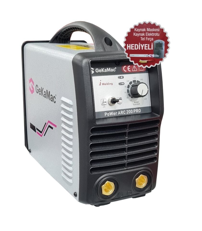 GEKAMAC Power ARC 200 PRO Inverter Kaynak Makiansı 200 Amper