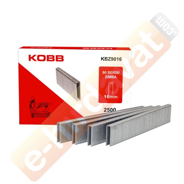 KOBB KBZ9016 16mm 2500 Adet 90 Serisi Ağır Hizmet Tipi Zımba Teli