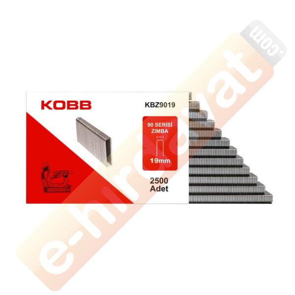 KOBB KBZ9019 19mm 2500 Adet 90 Serisi Ağır Hizmet Tipi Zımba Teli