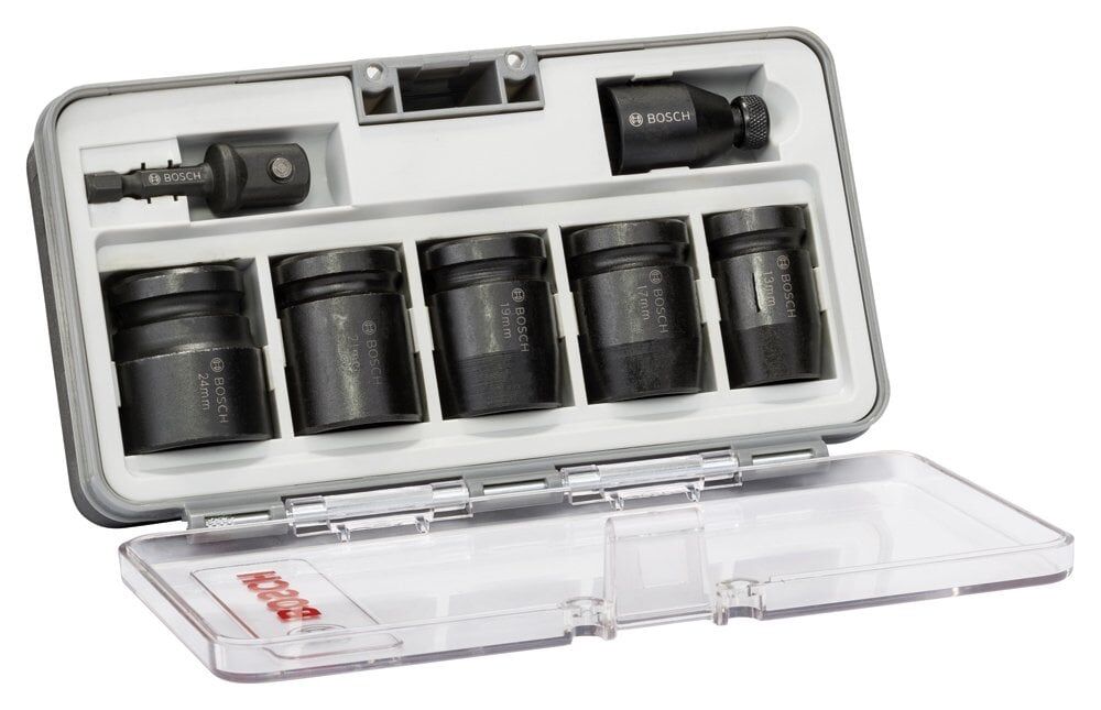Bosch Aksesuarlar Bosch - Impact Control Serisi 7 Parçalı Lokma Anahtarı Takım Seti