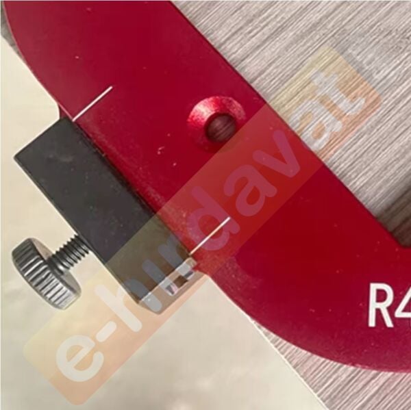 ROX WOOD Ahşap Radyus - Köşe Yuvarlama Şablonu Aluminyum Gövdeli Freze Makinaları için (153ROX0282)