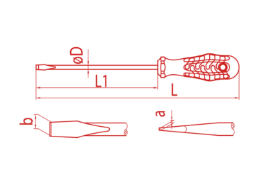İZELTAŞ Düz Rod Tornavida 6x150 (4300 17 6150)