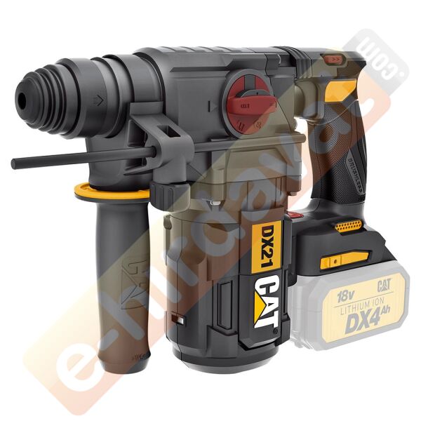CAT DX21B 18Volt 2.2J Kömürsüz Profesyonel SDS-Plus Pnömatik Kırıcı/Delici (Akü Dahil Değildir)