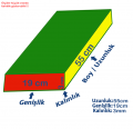 Paduk Ağacı 47cm x 20cm x 15mm
