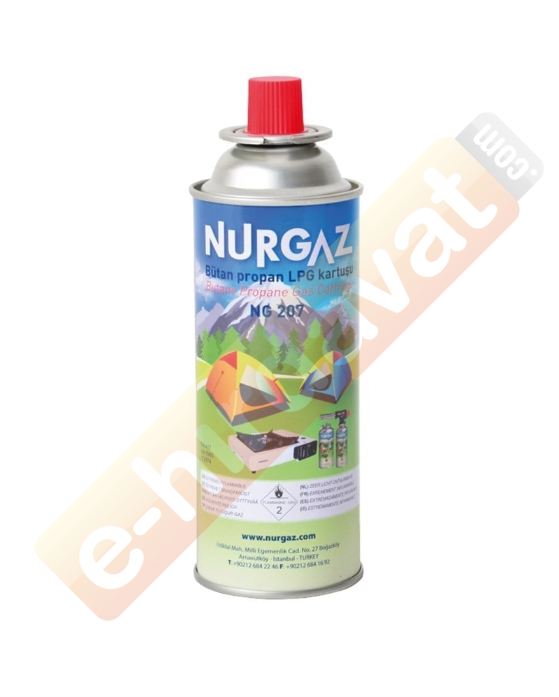 NURGAZ NG 207 Valfli Basınçlı Kartuş
