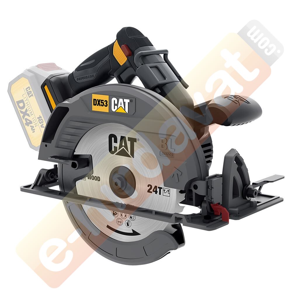 CAT DX53B 18Volt 185mm Kömürsüz Profesyonel Daire Testere (Akü Dahil Değildir)