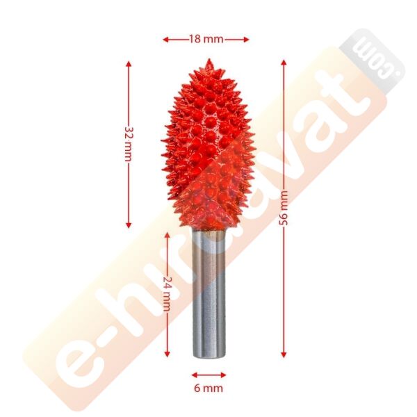 ROX WOOD Karbür Alev Tip Ahşap Şekillendirme Törpü (153ROX0287)