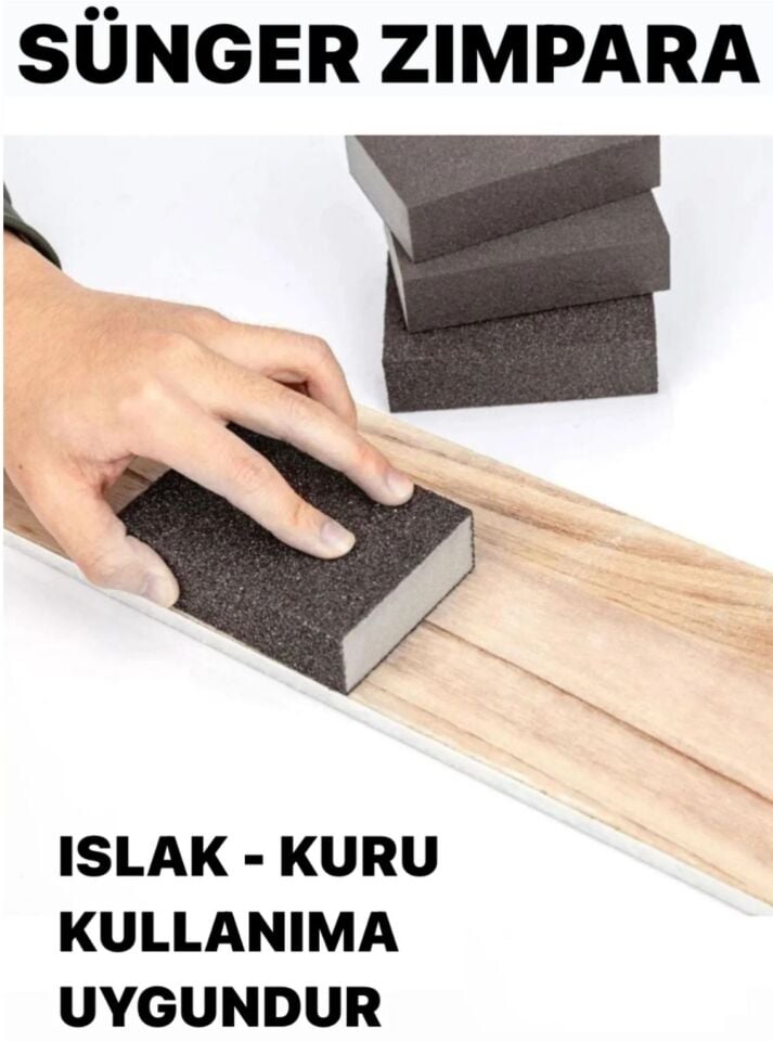 ATLAS 98x68x26 mm 80 Kum Sünger Zımpara