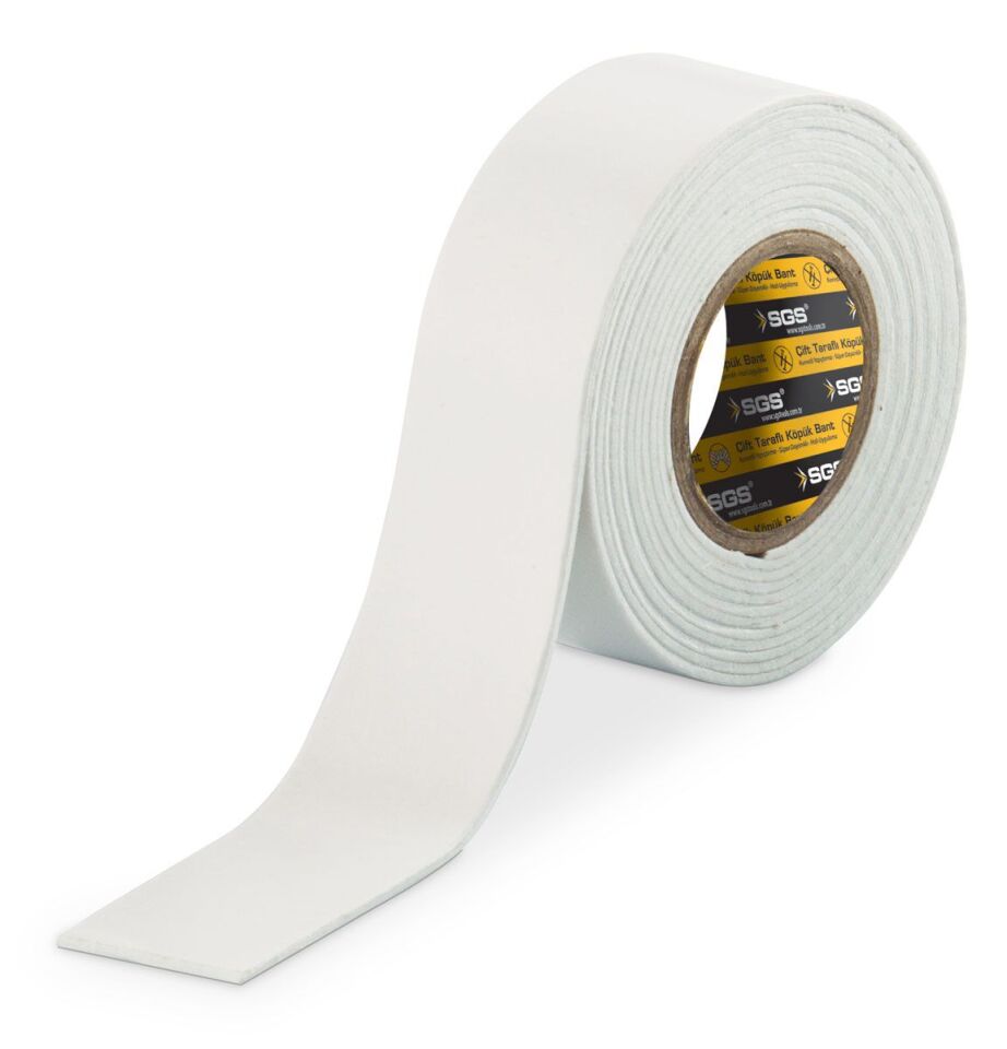 SGS 1235 - ÇİFT TARAFLI KÖPÜK BANT 25MM*20MT (1 KOLİ)