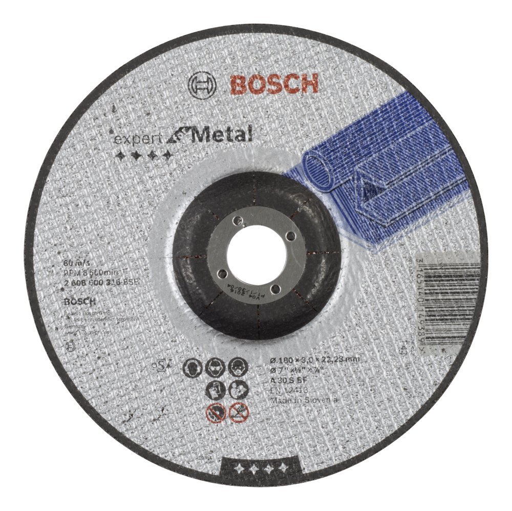 Bosch 180*3,0 mm Expert for Metal Bombeli