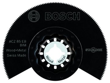 Bosch Aksesuarlar Bosch - Starlock - ACZ 85 EB - BIM Ahşap ve Metal İçin Segman Testere Bıçağı, Bombeli 1'li
